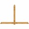 Ekena Millwork Eugene Rough Sawn Timber Gable Bracket, Western Red Cedar, 108"W x 72"H x 4"D x 6"F, 16/12 Pitch GBW108X72X0406EUG00RWR - alternate 1